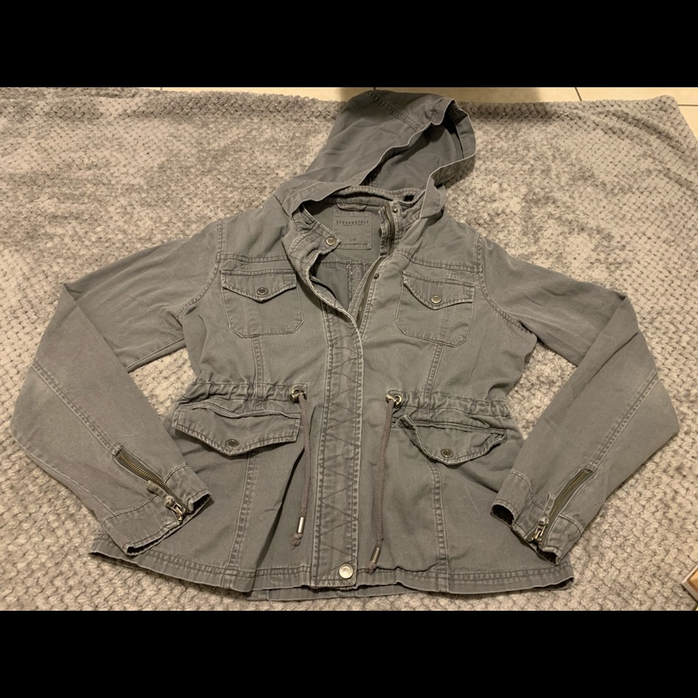 Grey Aeropostale jacket